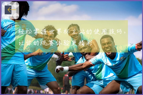 轻松掌握世界杯主站的使用技巧，让你的观赛体验更精彩