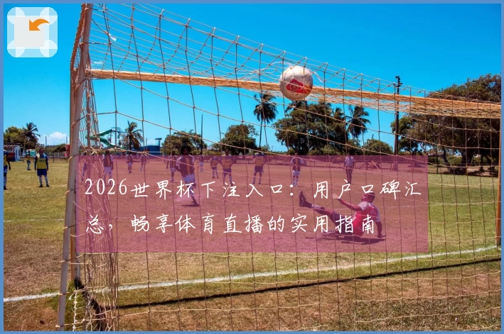 2026世界杯下注入口：用户口碑汇总，畅享体育直播的实用指南